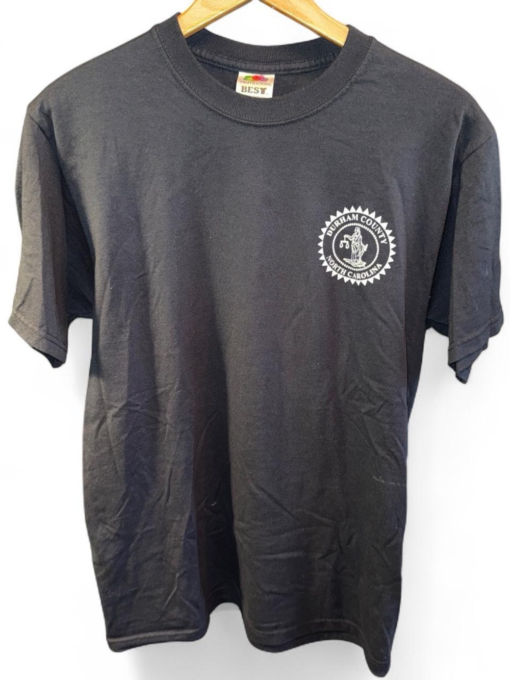 Gildan Black Short-Sleeve Durham County Logo Tee